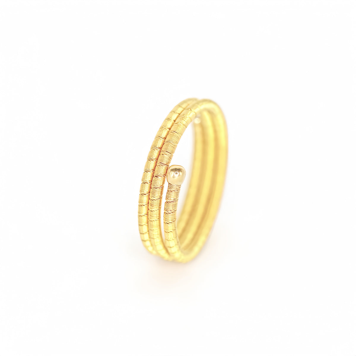 Tripple Twisted 18k Gold Ring (Item No. SX101CR)