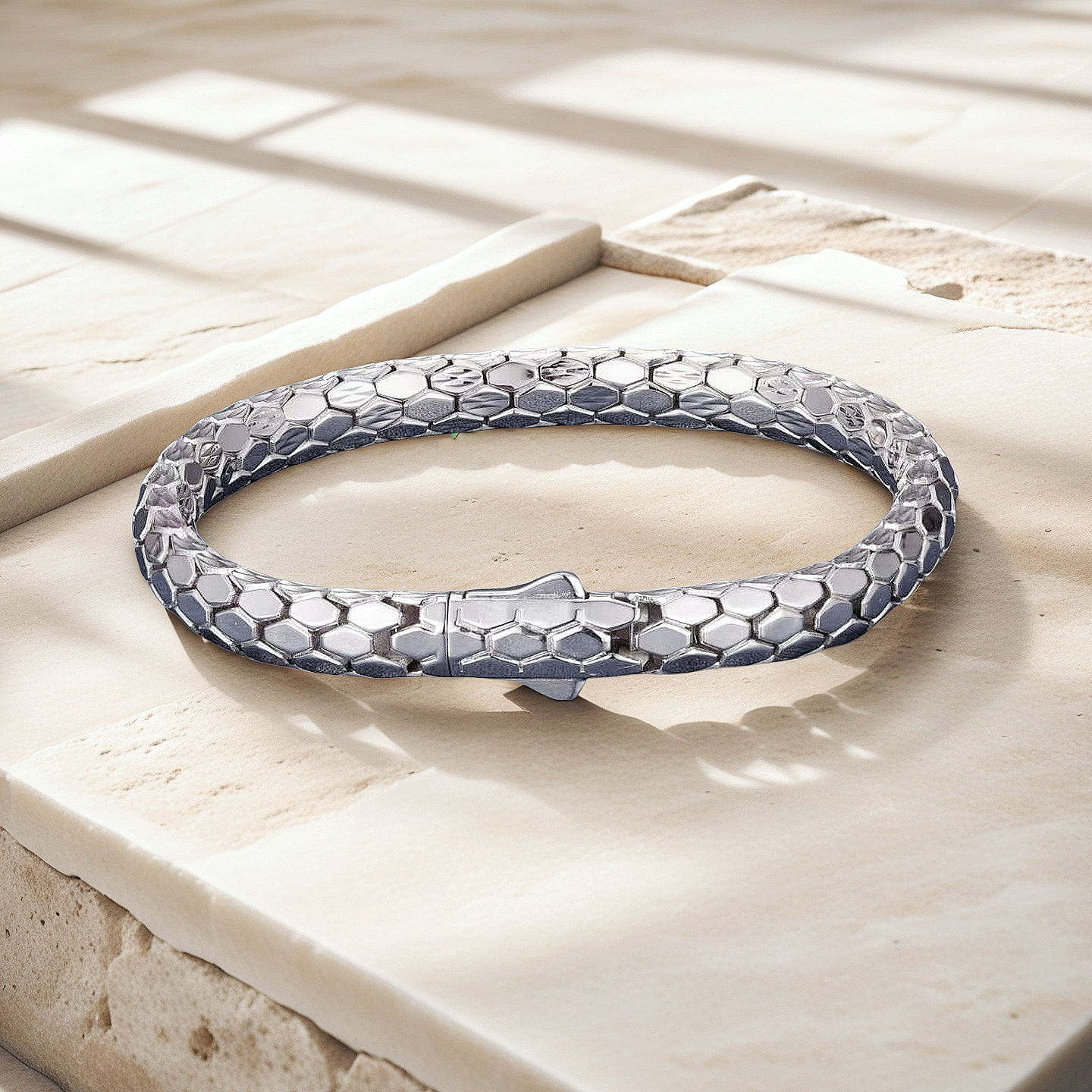 Classic Platinum Gold Bracelet (Item No. GB0036)