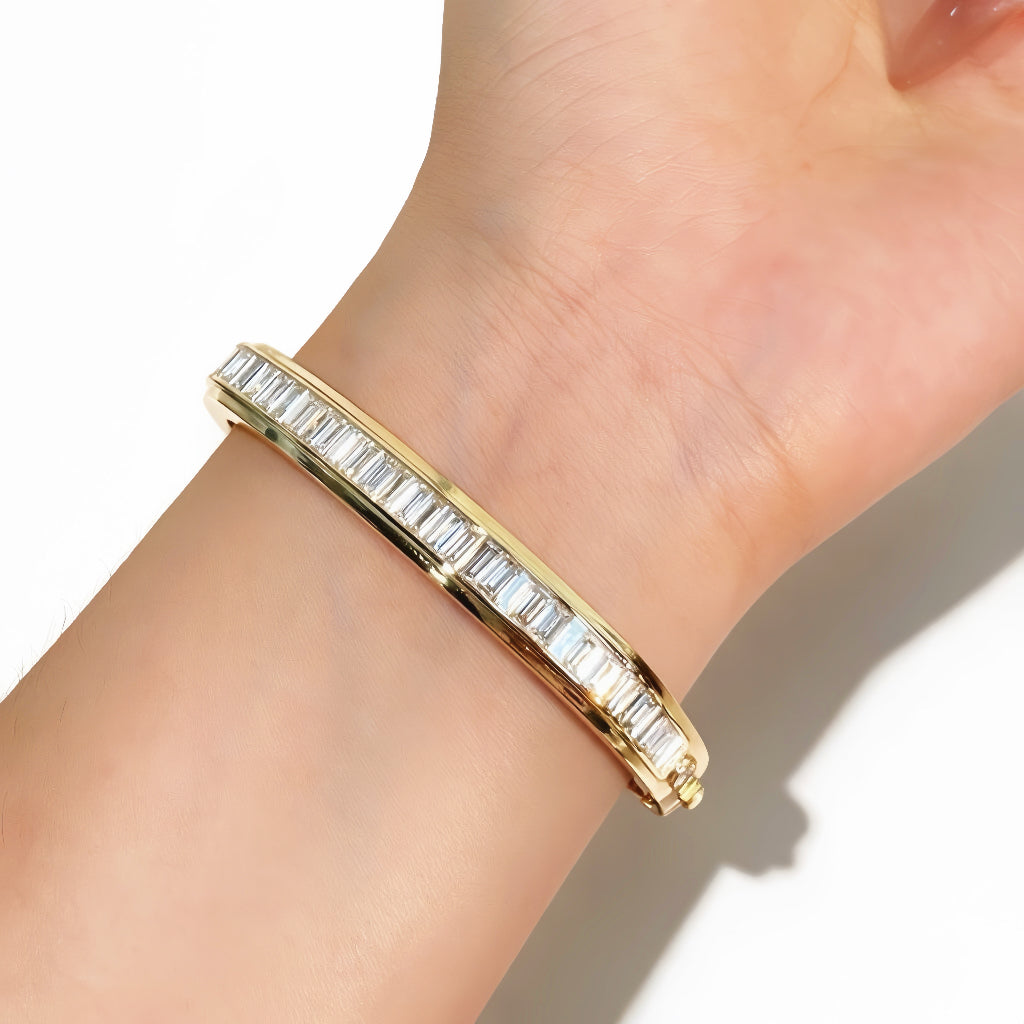 Vintage 18k Gold Diamond Bracelet (Item No. VT261)