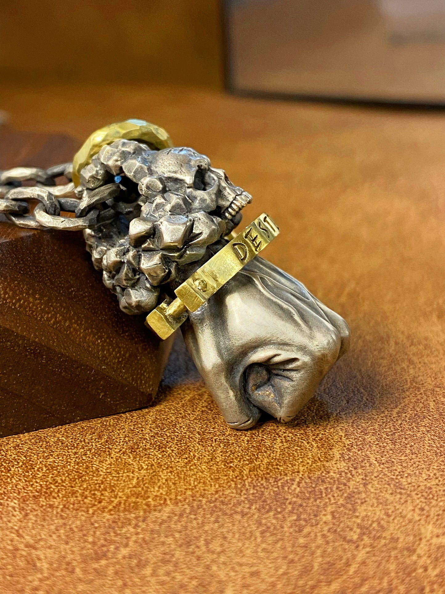 Power Fist Destiny Silver Pendant Tartaria Onlinestore