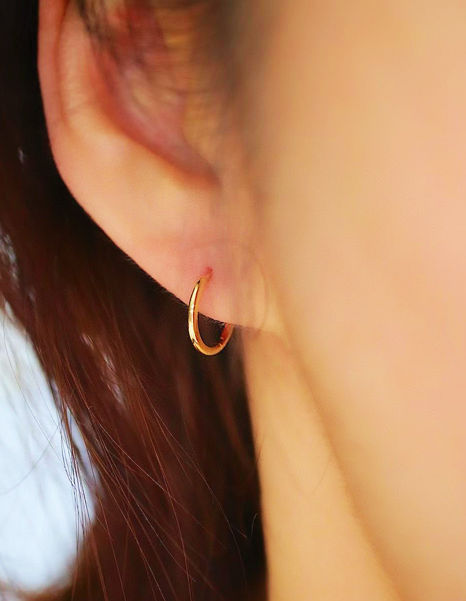 Vintage 18k Gold Emerald Diamond Earring (Item No. VT056)