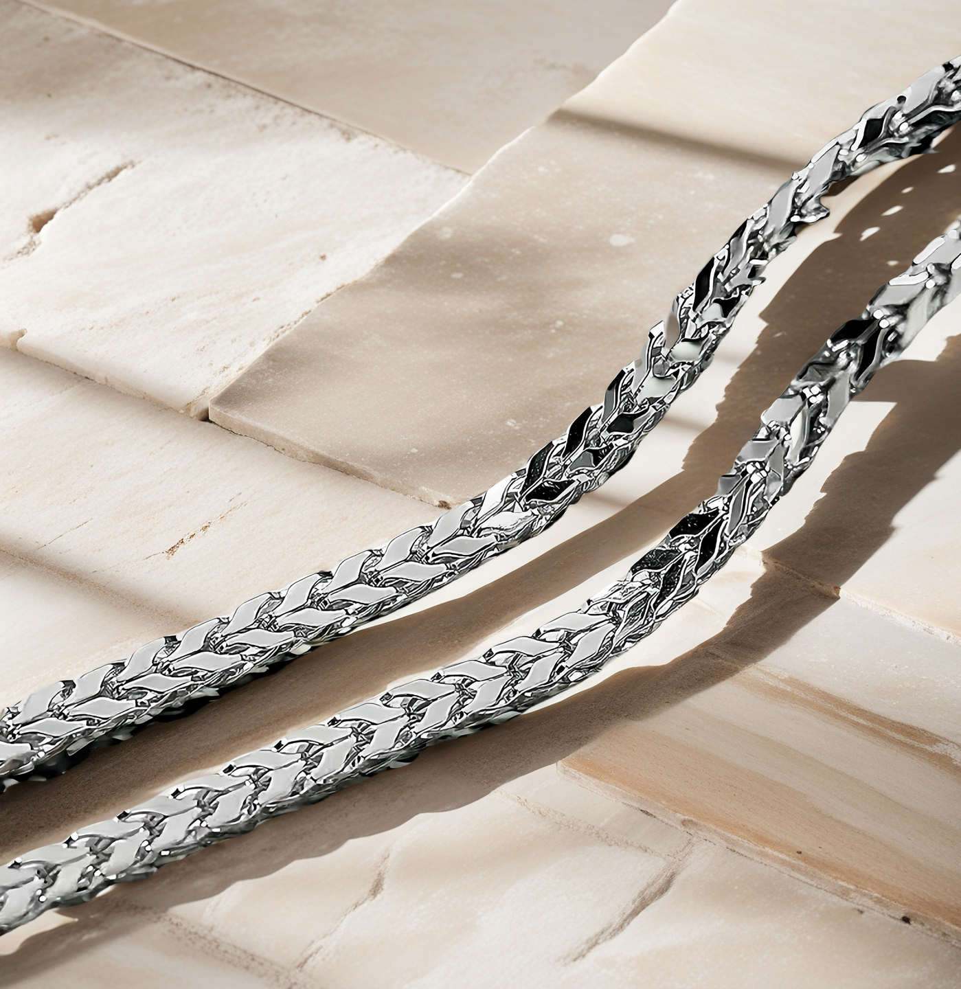 Platinum Gold Necklace Chain (Item No. GN0014)