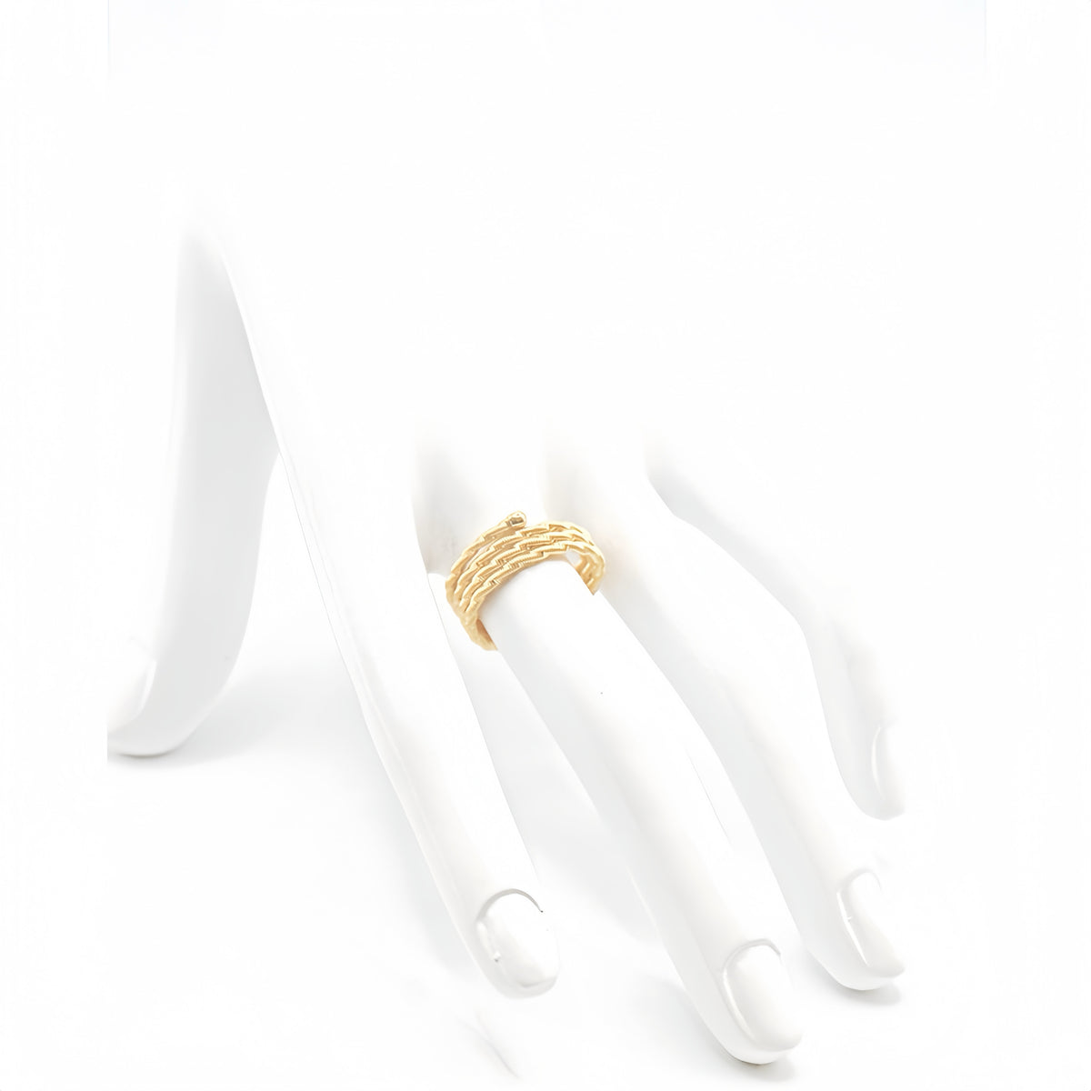 Tripple Wire-wrapped 18k Gold Ring (Item No. DG141CR)