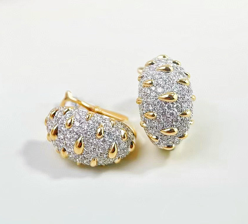 Falling Rain 18k Gold Diamond Ring (Item No. VT252)