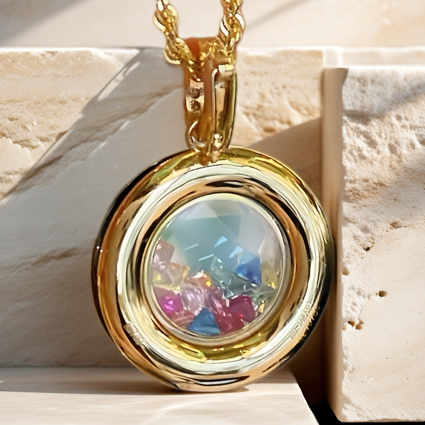 Vintage 18k Gold Diamond Pendant (Item No. VT099)