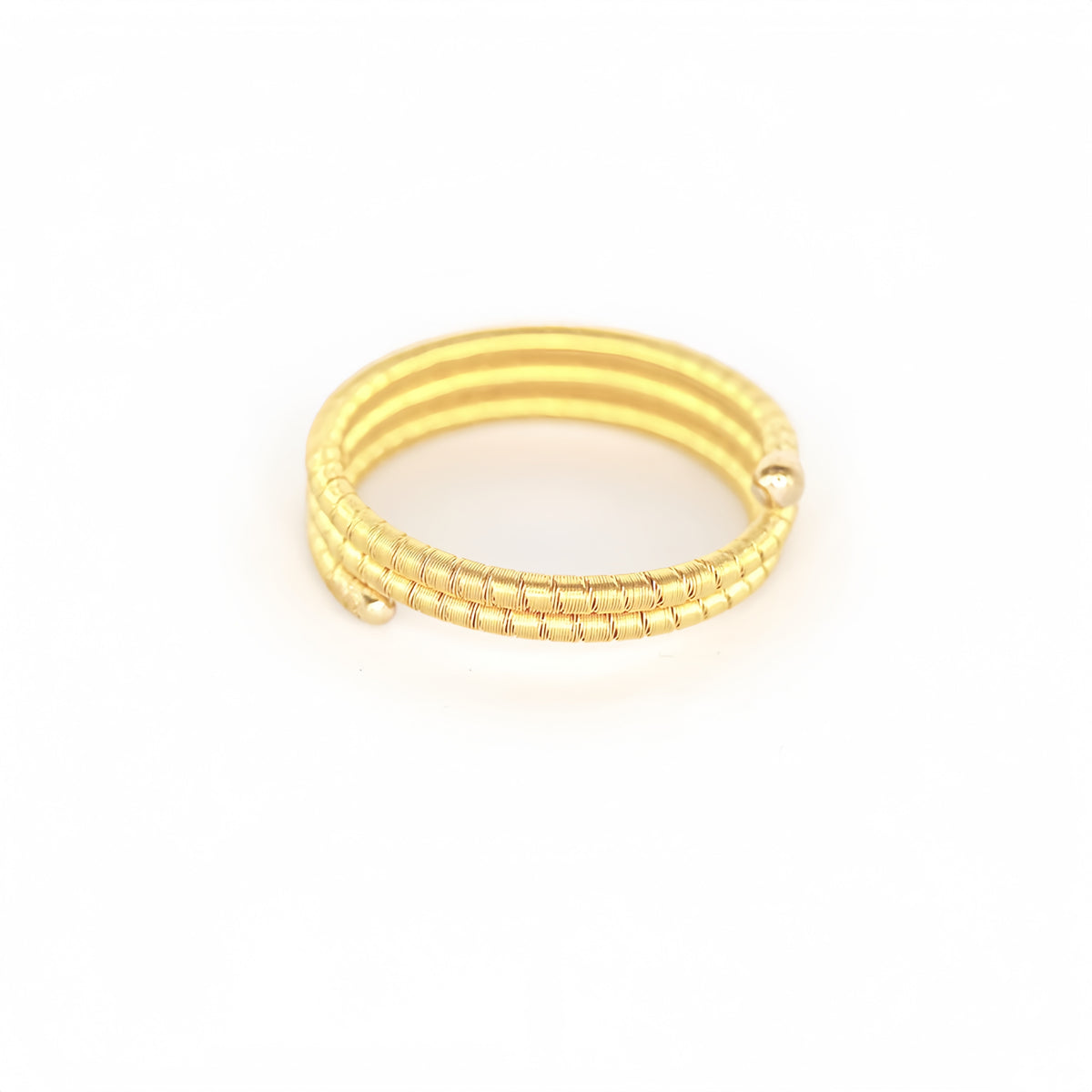 Tripple Twisted 18k Gold Ring (Item No. SX101CR)