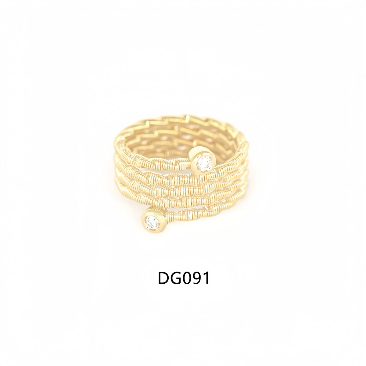 Wire-wrapped 18k Gold Ring (Item No. DG131CR)