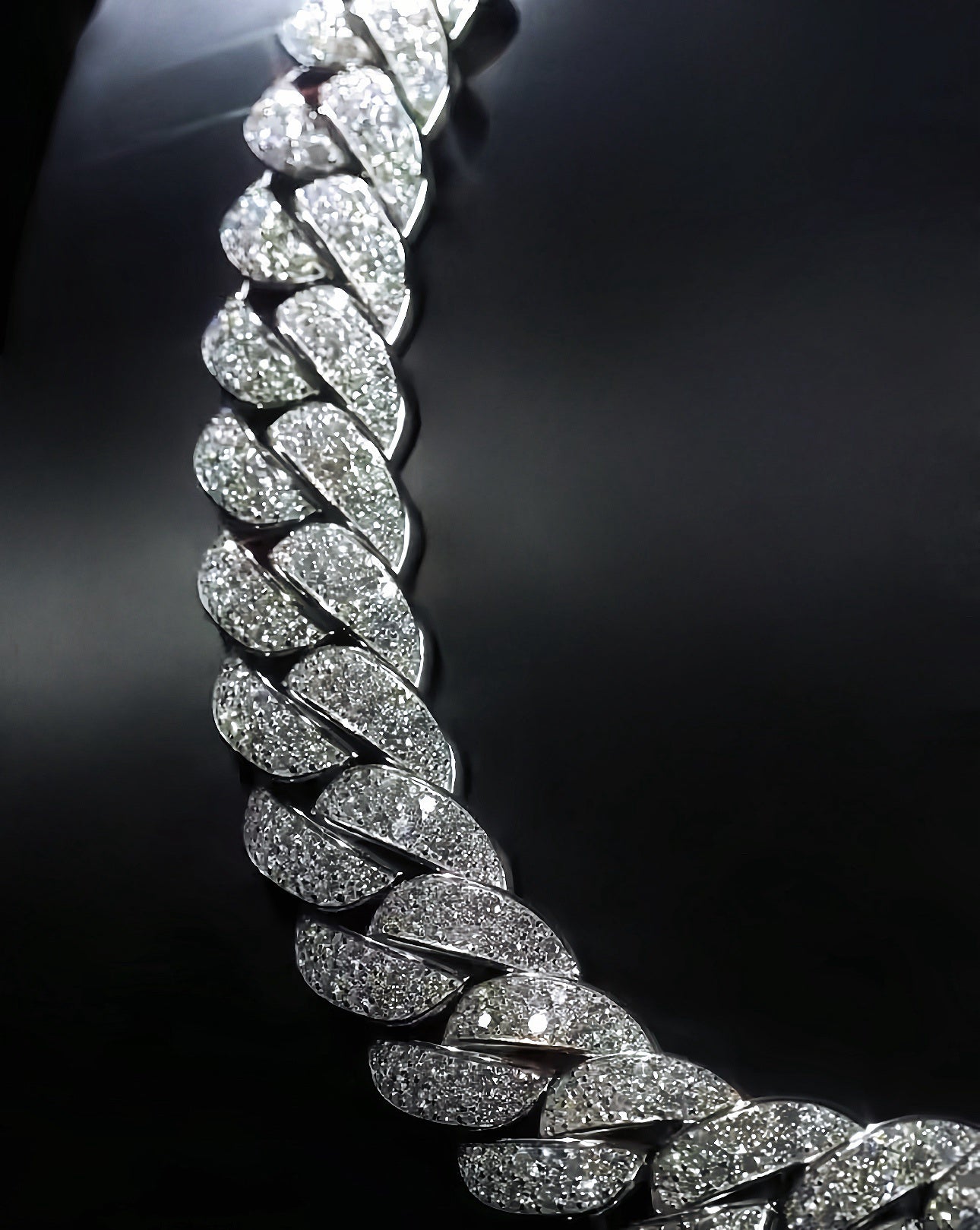 22mm Large Cuban Link Sterling Silver/18k Gold Necklace Chain (Item No. GN0017)