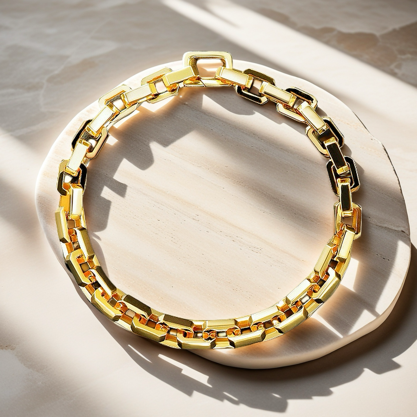 Classic Sterling Silver/9k/14k/18k Bracelet Gold Bracelet Chain (Item No. GB0020)