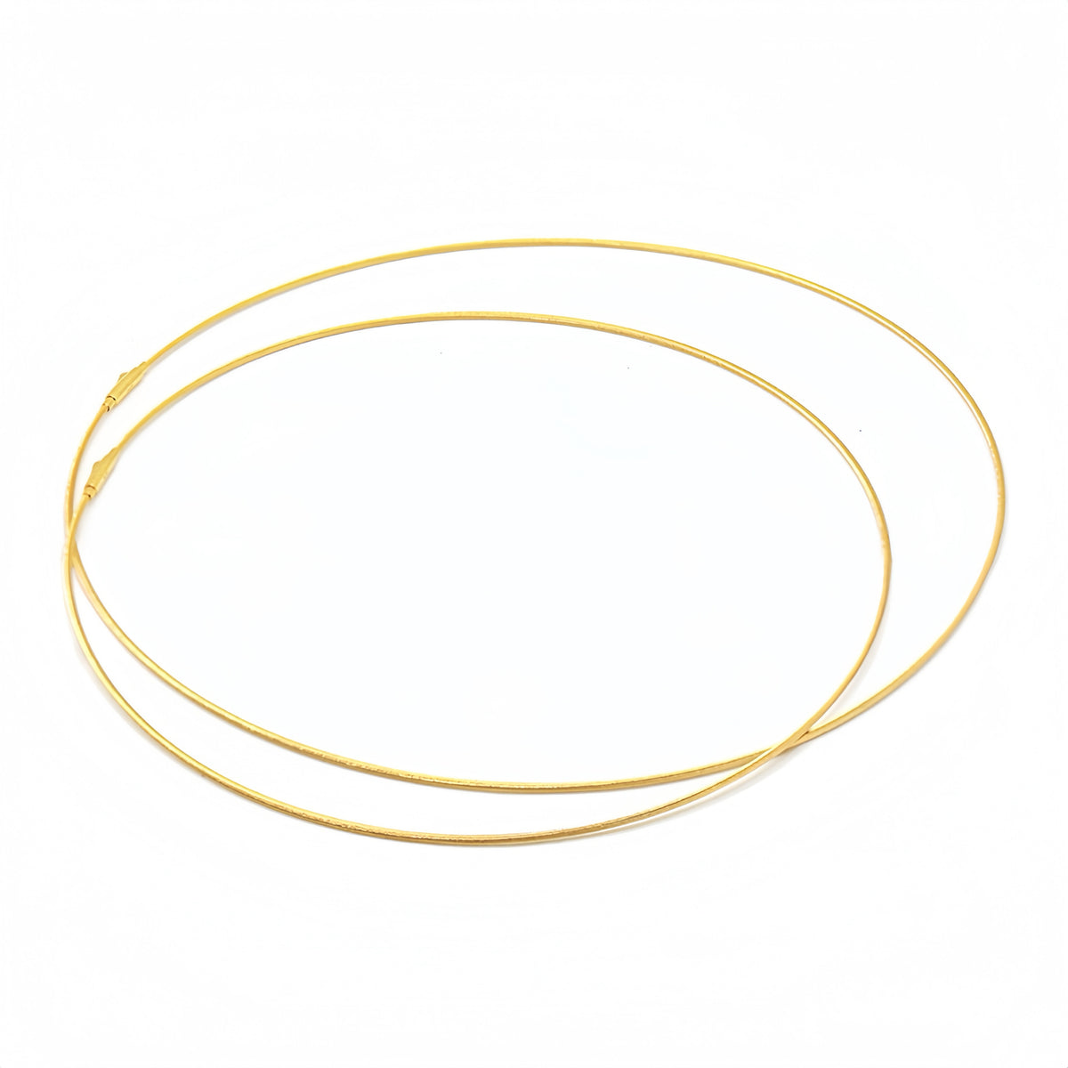 1.0mm/1.1mm Twisted 18k Gold Necklace (Item No. SH011CN)