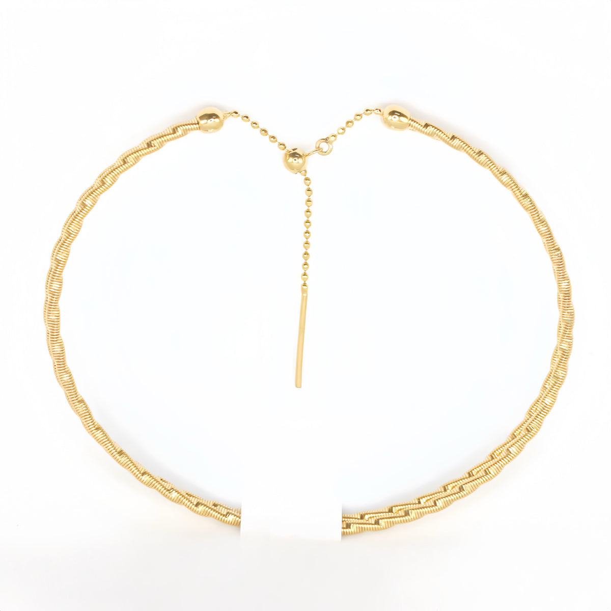 Electroforming Twisted 18K Gold Bracelet (Item No. DG031CB)
