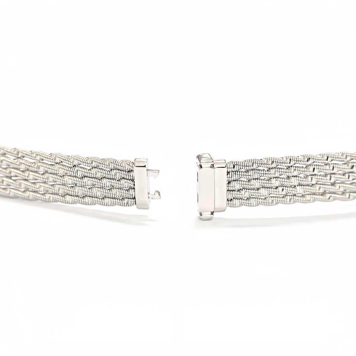 Electroforming Muli-Layer 18k Gold Diamond Necklace (Item No. CN04)