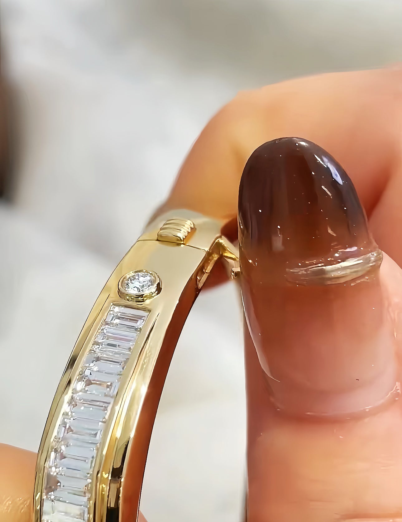 Vintage 18k Gold Diamond Bracelet (Item No. VT261)