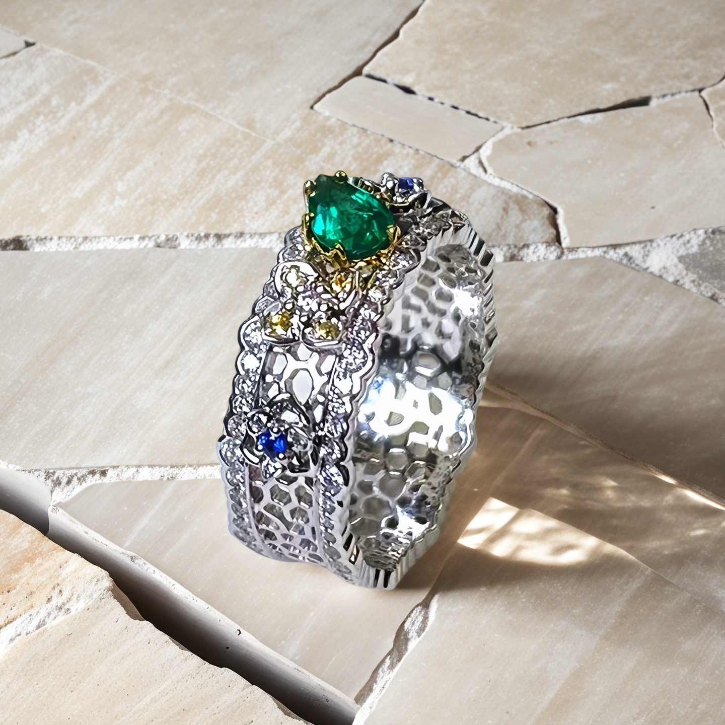 Vintage 18k Gold Diamond Ring (Item No. VT036)