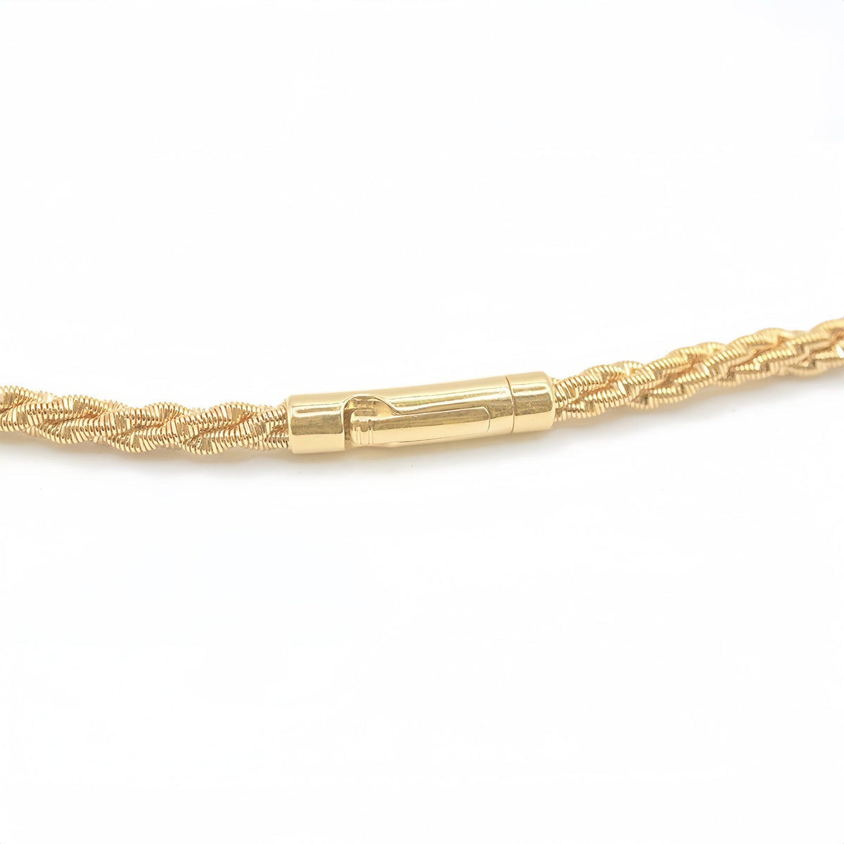 Electroforming Twisted 18k Gold Necklace (Item No. DG071CN)