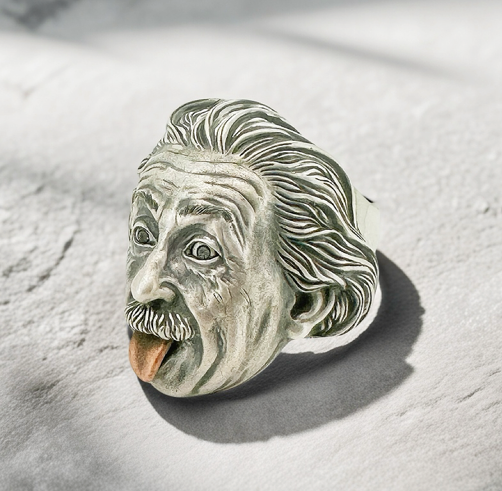 Einstein Silver Ring (Item No. SC019)