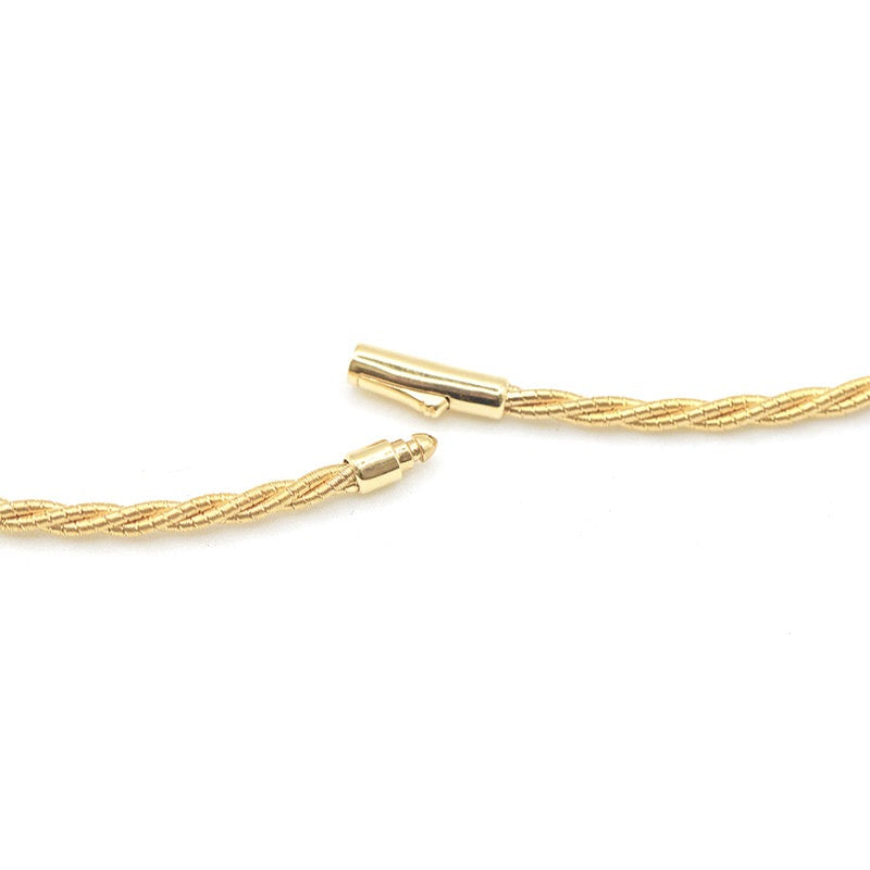 Twisted 18K Gold Bracelet (Item No. SX031CB)