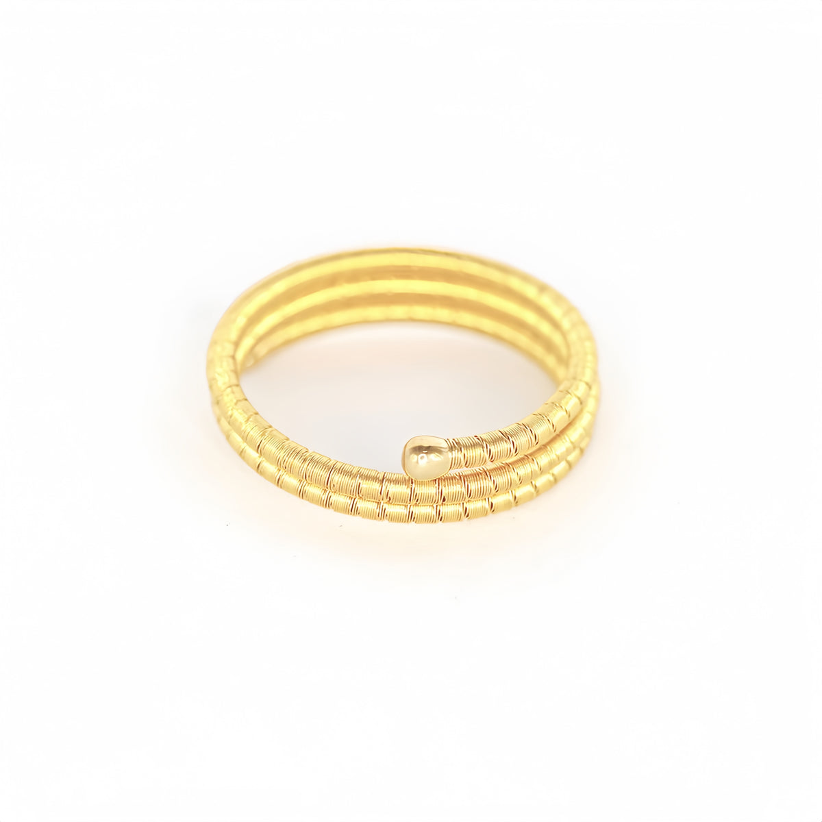 Tripple Twisted 18k Gold Ring (Item No. SX101CR)