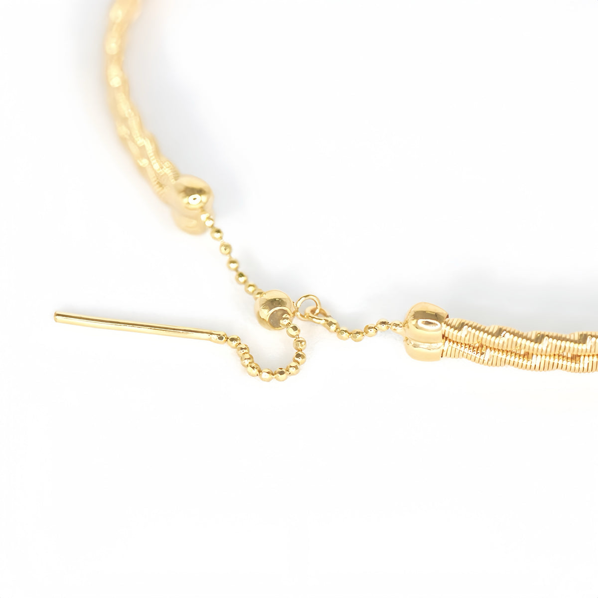 Electroforming Twisted 18K Gold Bracelet (Item No. DG031CB)