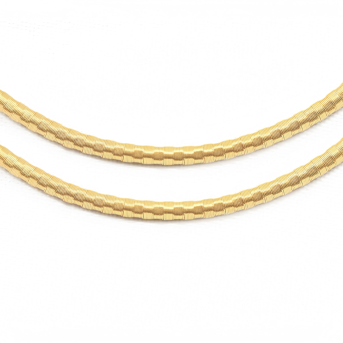Grid Omega 18k Gold Diamond Necklace (Item No. FT011CN)