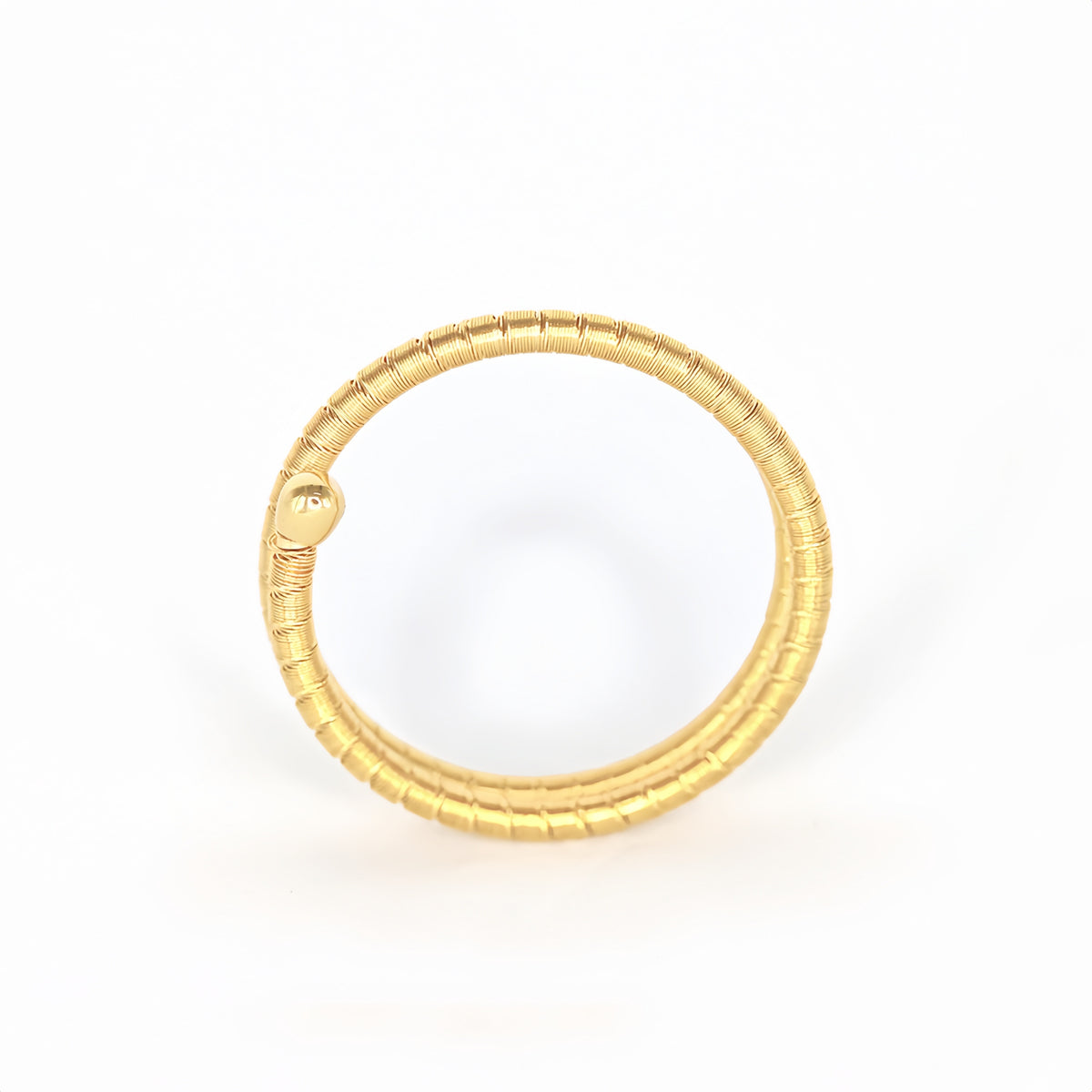 Single Twisted 18k Gold Ring (Item No. SX111CR)