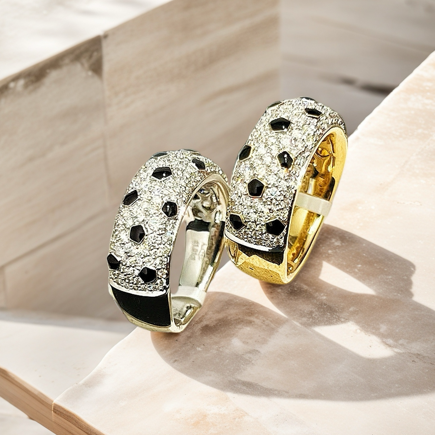 Black panther 18k Gold Diamond Ring (Item No. VT142)