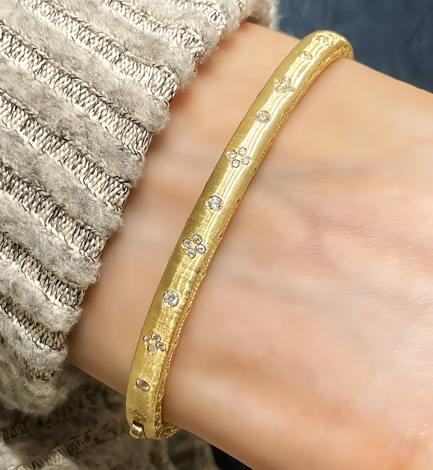 Vintage 18k Gold Diamond Bracelet (Item No. VT148)