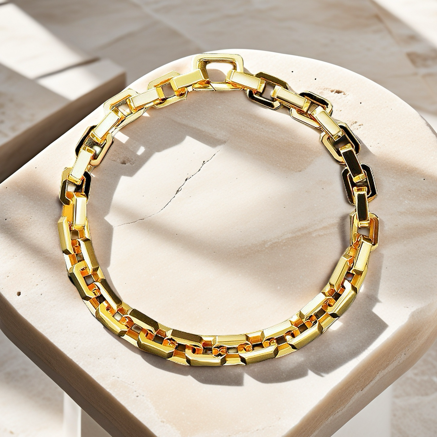 Classic Sterling Silver/9k/14k/18k Bracelet Gold Bracelet Chain (Item No. GB0020)