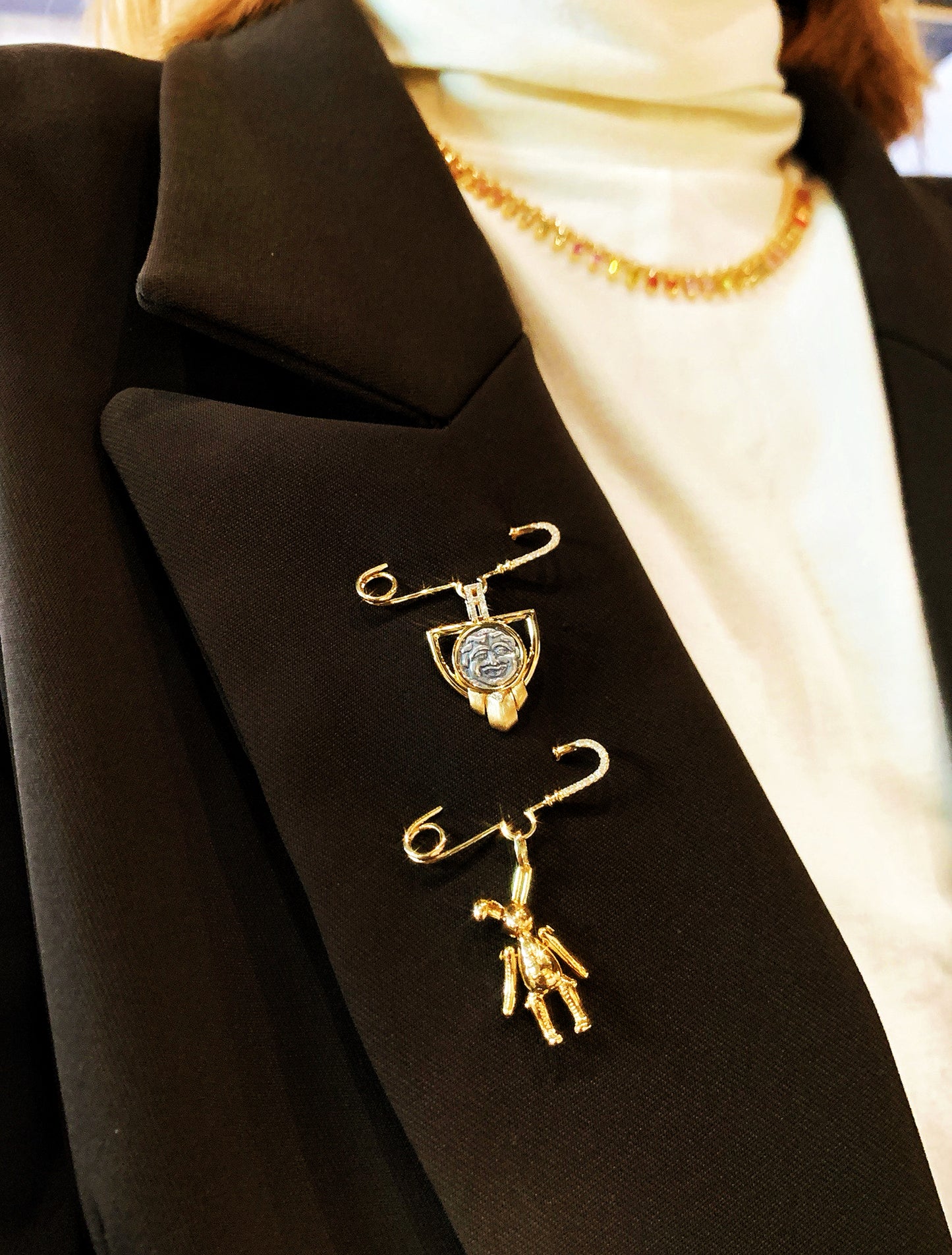 Medusa Ancient Greek Coin Medallion 18K Gold Pendant (Item No. COIN039)