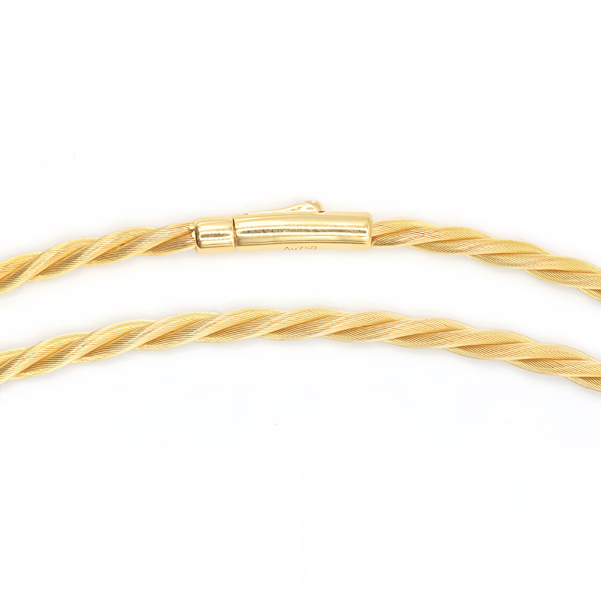 Twisted 18K Gold Bracelet (Item No. SH091CB)