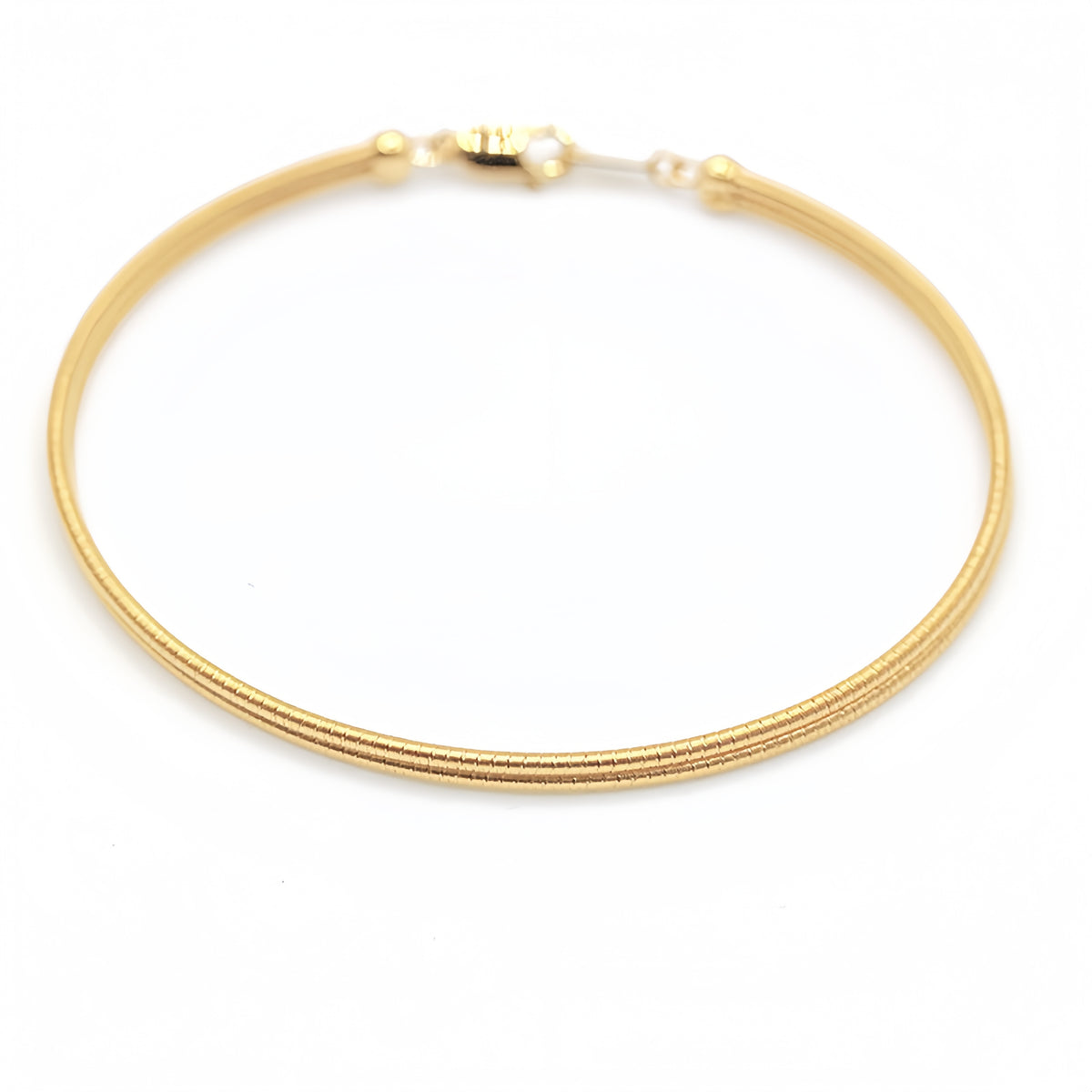Double Strand Twisted 18K Gold Bracelet (Item No. SX051CB)