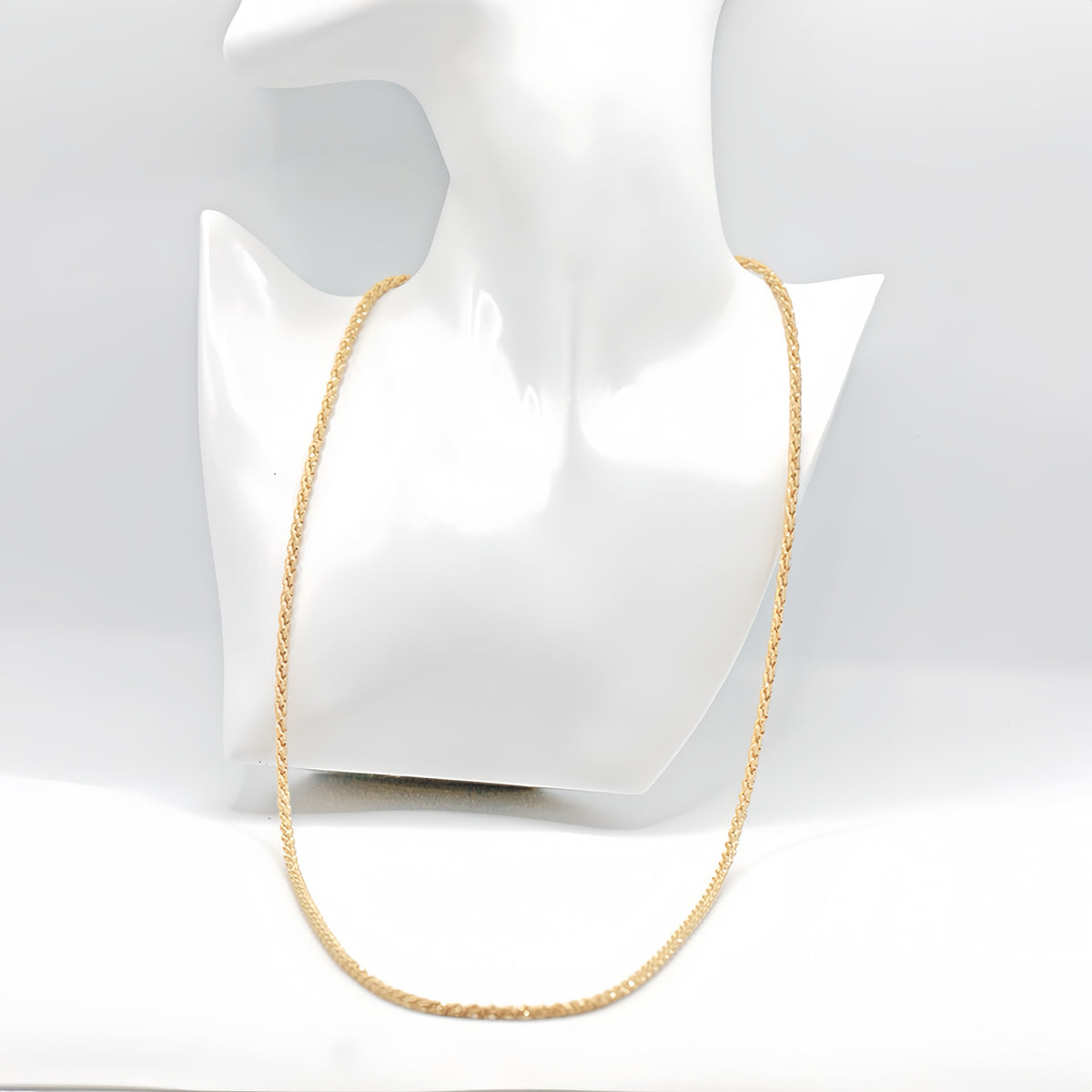 Electroforming Twisted 18k Gold Necklace (Item No. DG071CN)