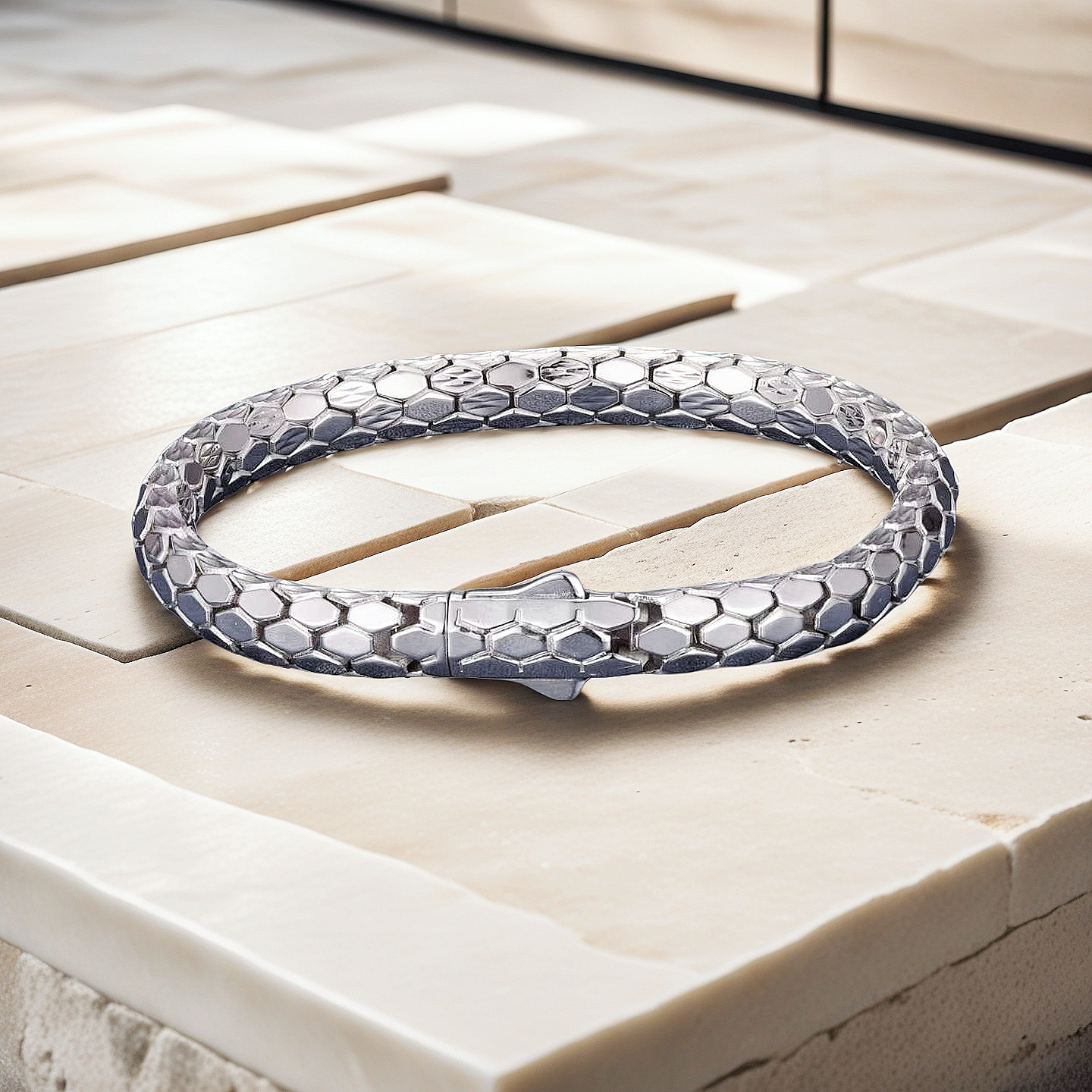 Classic Platinum Gold Bracelet (Item No. GB0036)