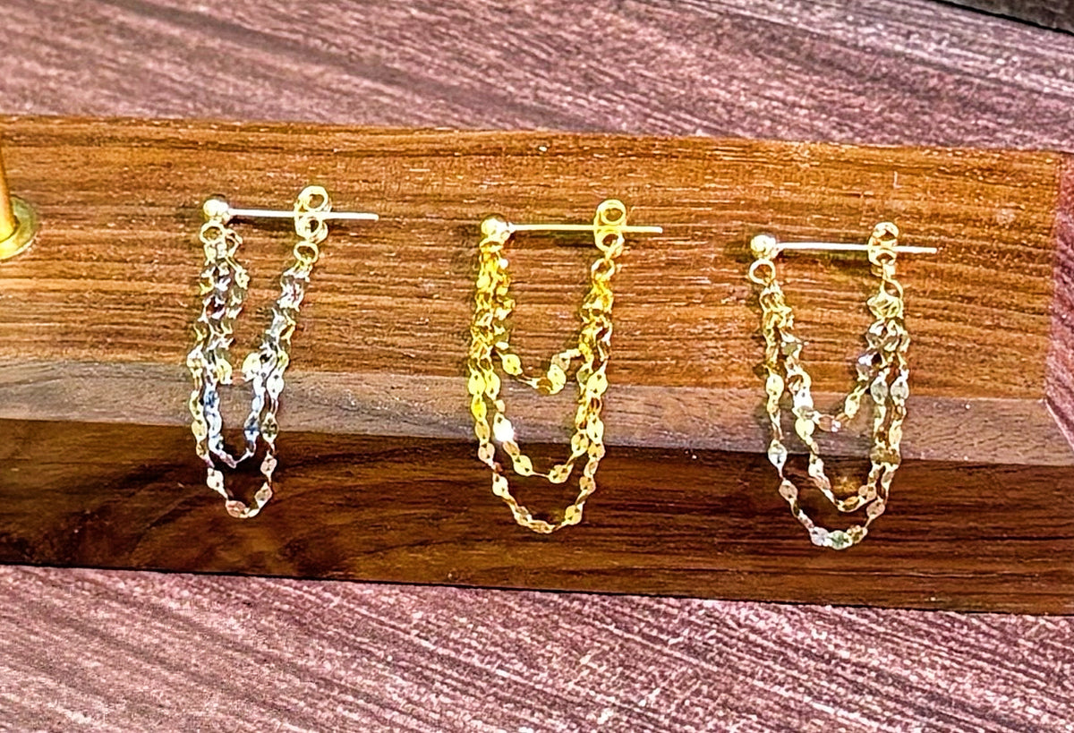 18k Gold Earring (Item No. SJER023)