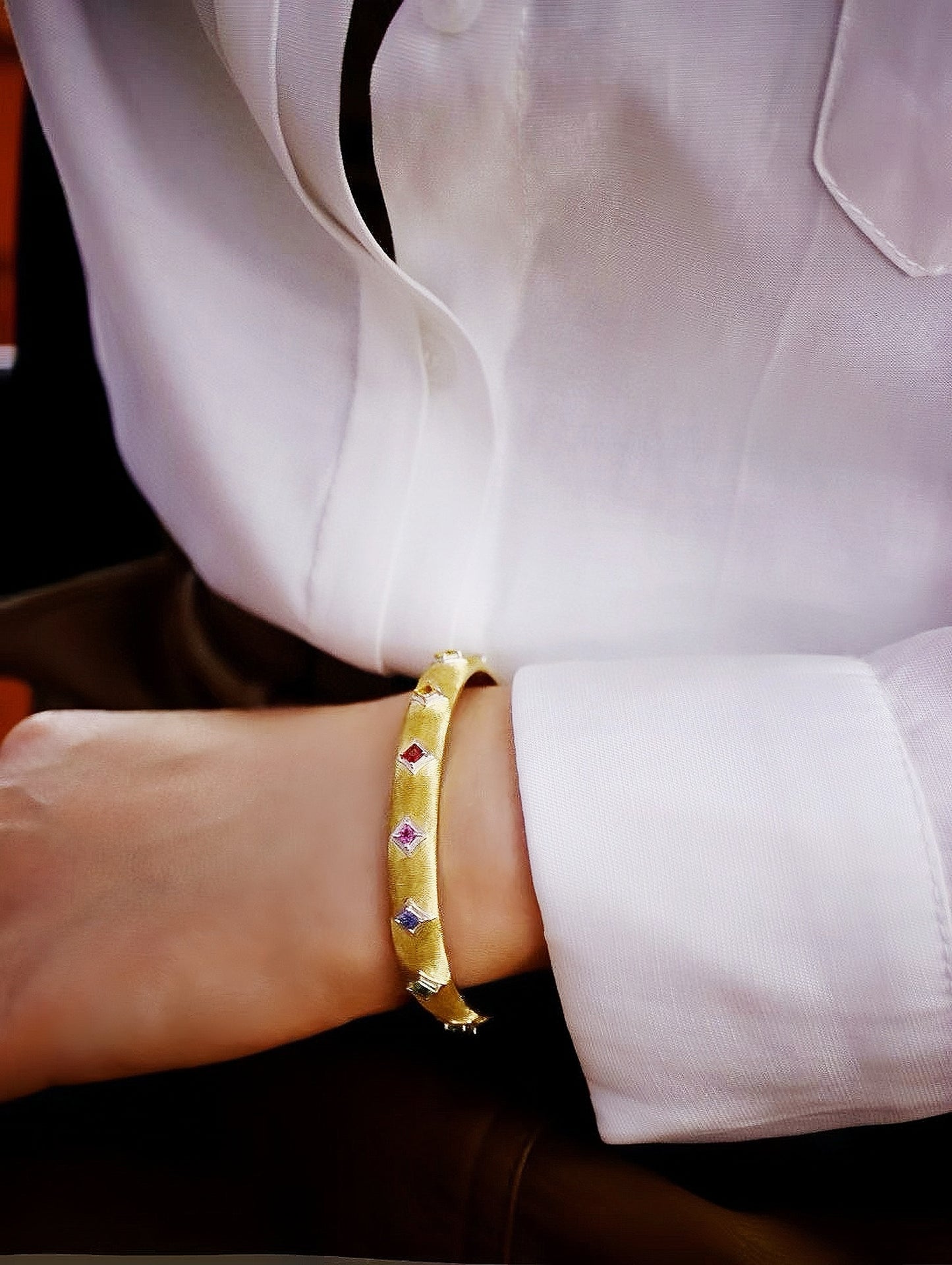 Vintage 18k Gold Diamond Bracelet (Item No. VT121)