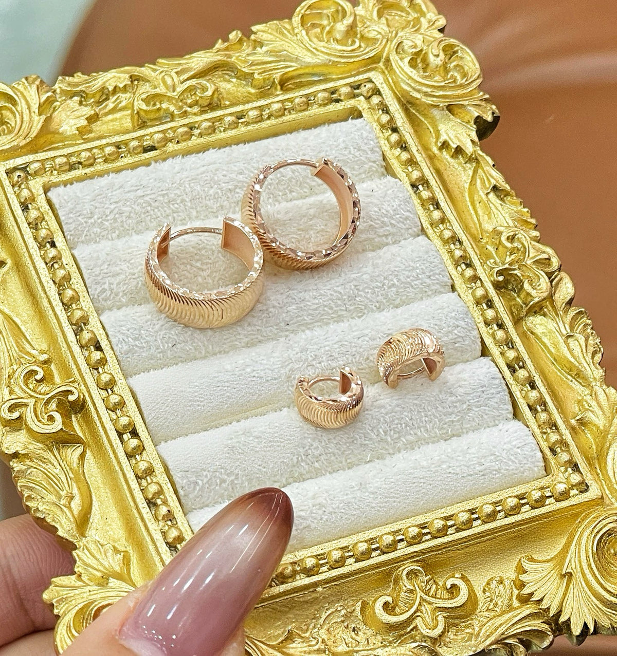 18k Gold Earring (Item No. SJER010)