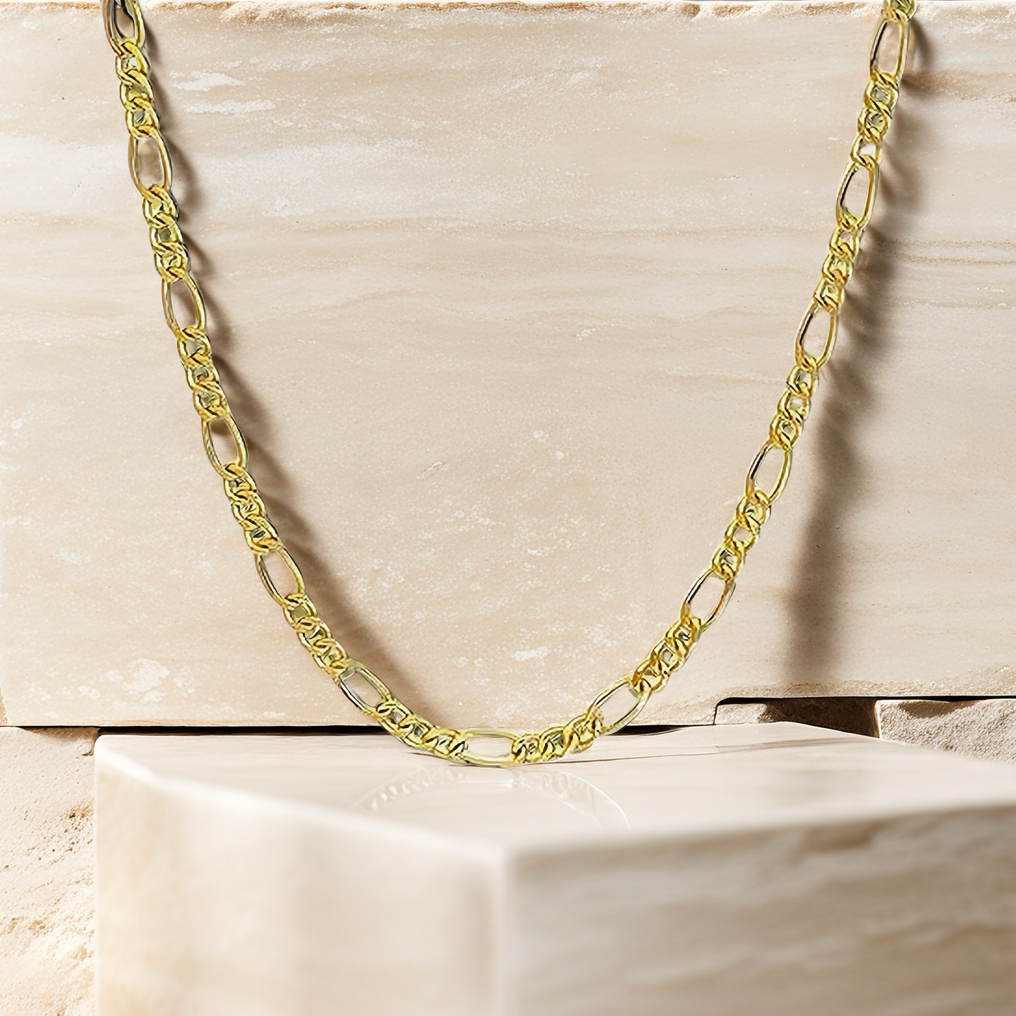 Classic 18k Gold Necklace Chain (Item No. GN0008)