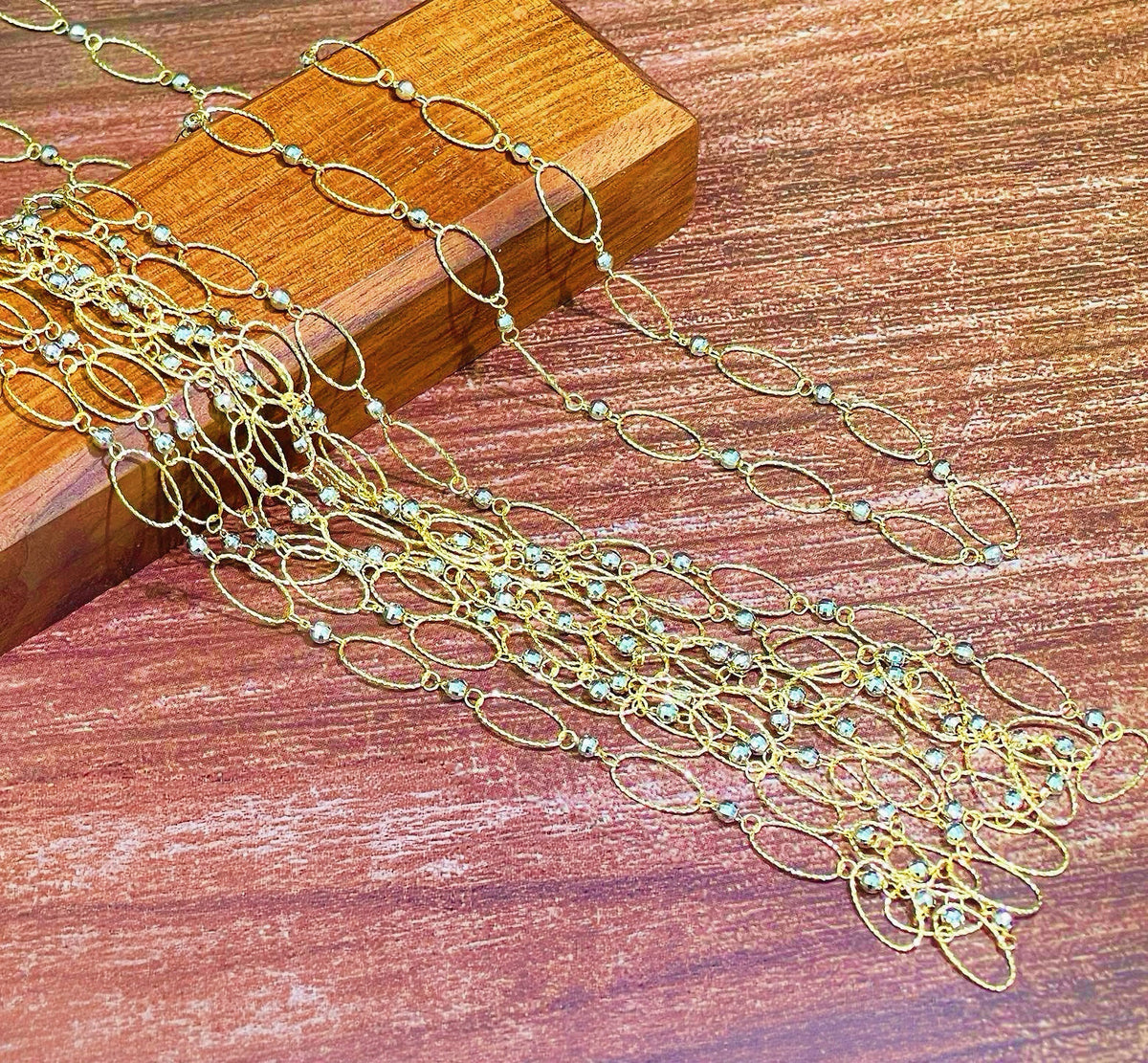 Fashion 18k Gold Necklace (Item No. SJN010)