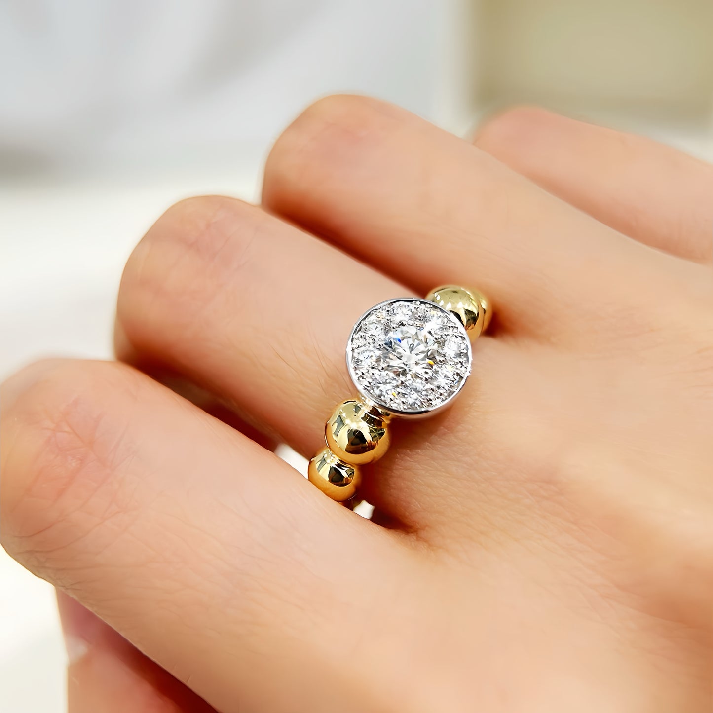 Vintage 18k Gold Diamond Ring (Item No. VT319)