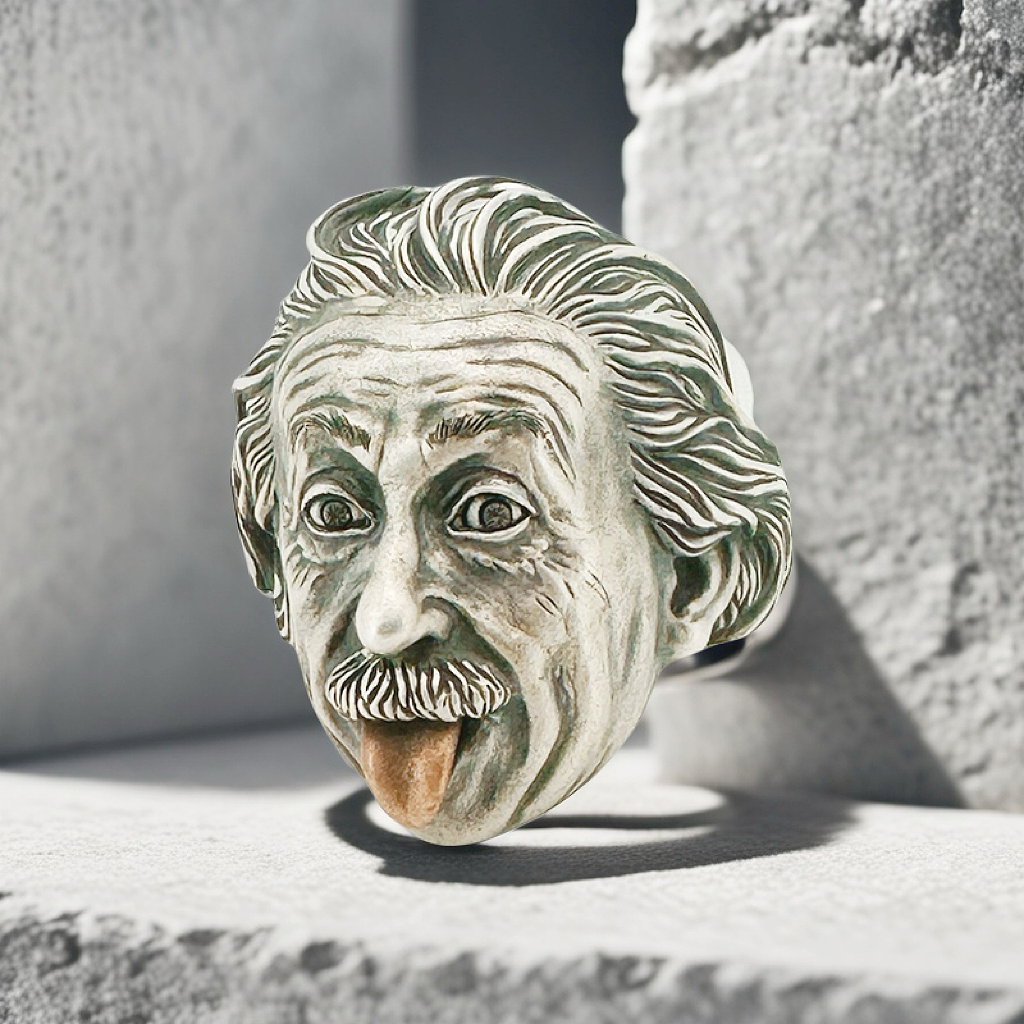 Einstein Silver Ring (Item No. SC019)