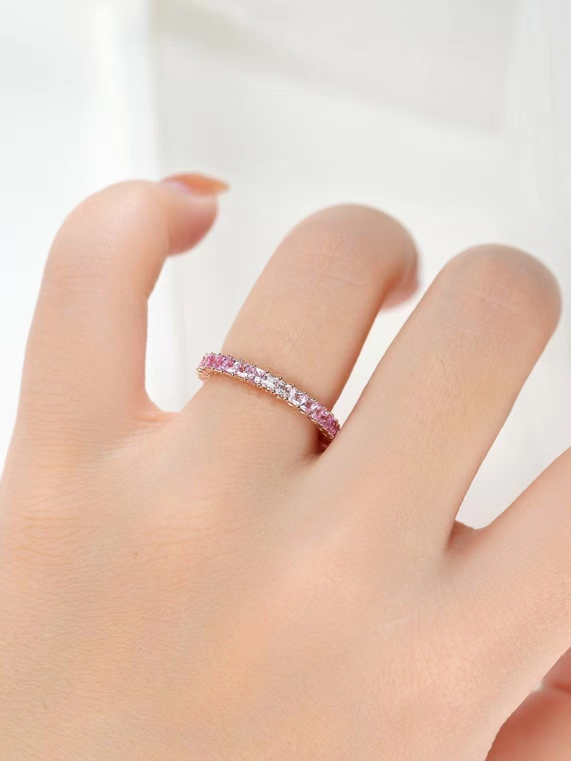 Rainbow Sapphire 18k Gold Ring (Item No. SA042)