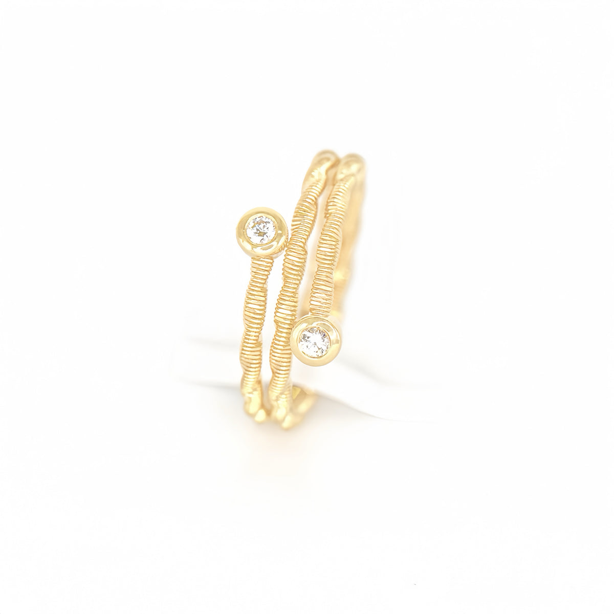 Wire-wrapped 18k Gold Ring (Item No. DG131CR)