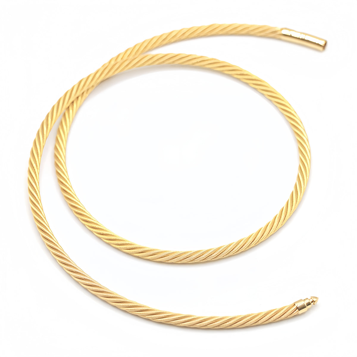 7 Strand Twisted 18k Gold Necklace (Item No. SH031CN)
