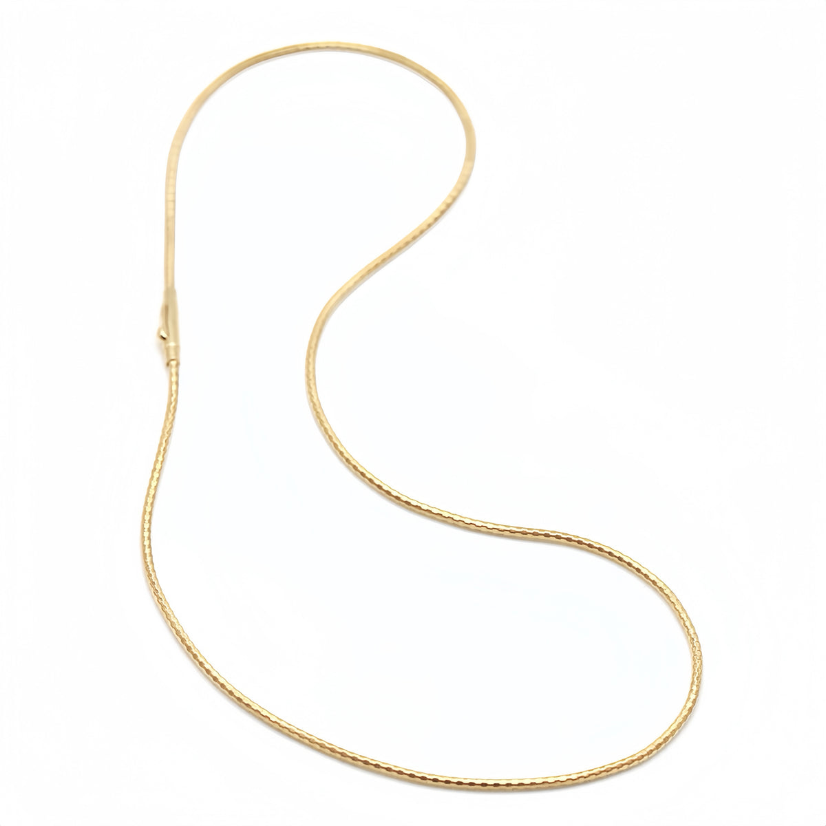 Grid Omega 18k Gold Diamond Necklace (Item No. FT011CN)