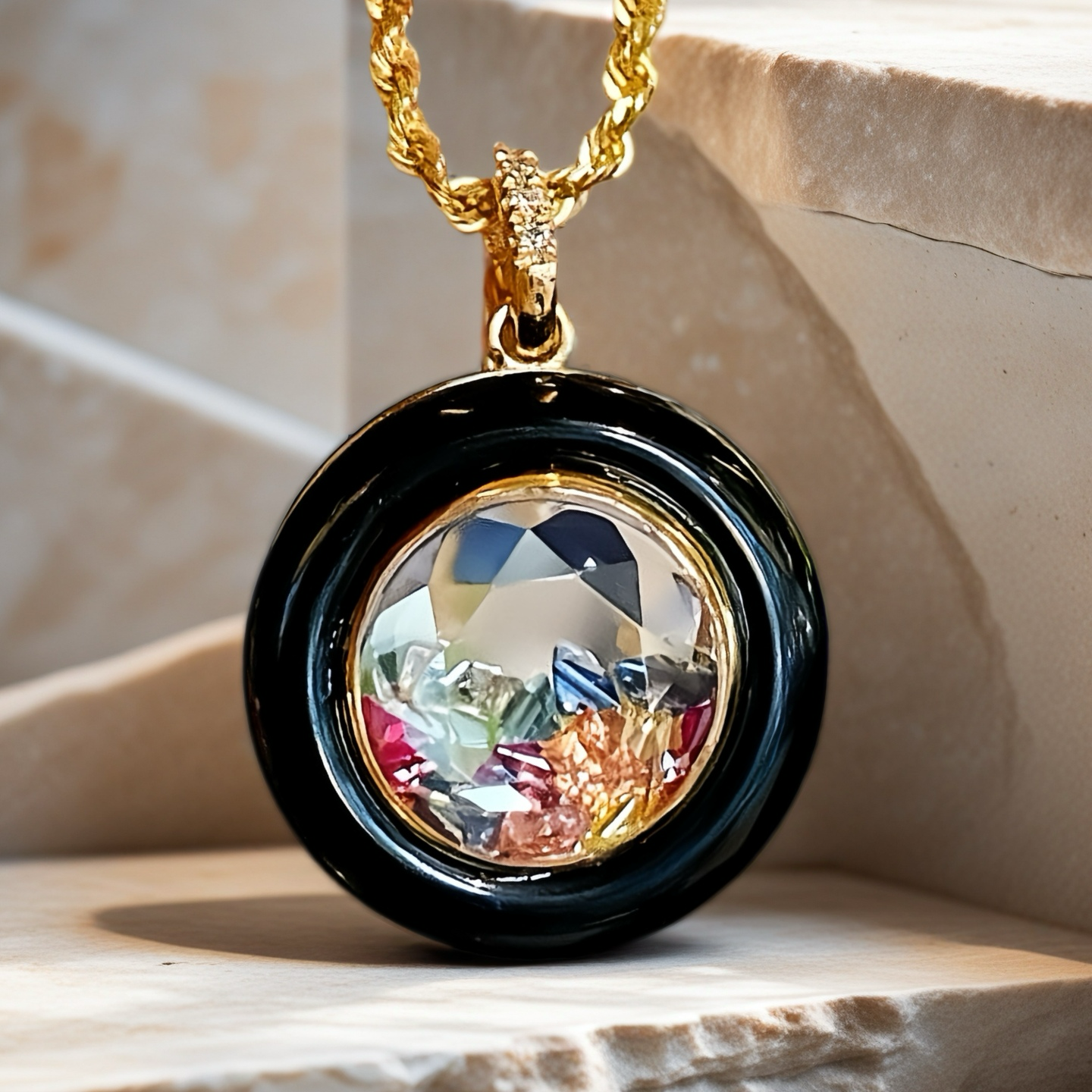 Vintage 18k Gold Diamond Pendant (Item No. VT099)