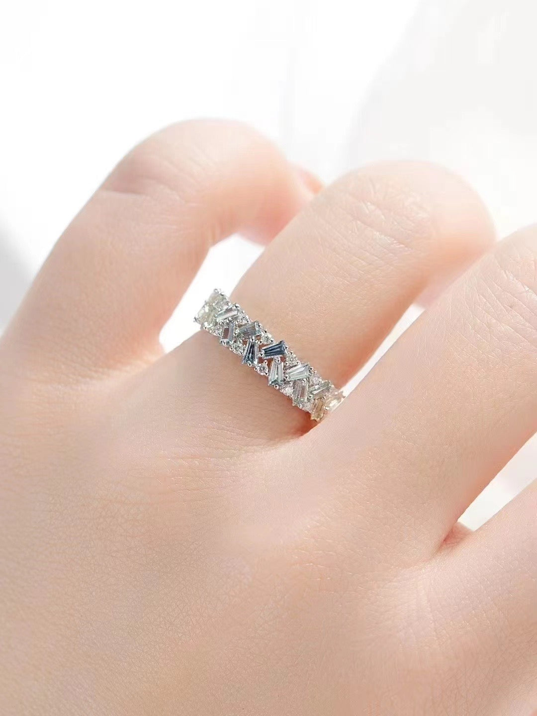 Rainbow Sapphire 18k Gold Ring (Item No. SA075)