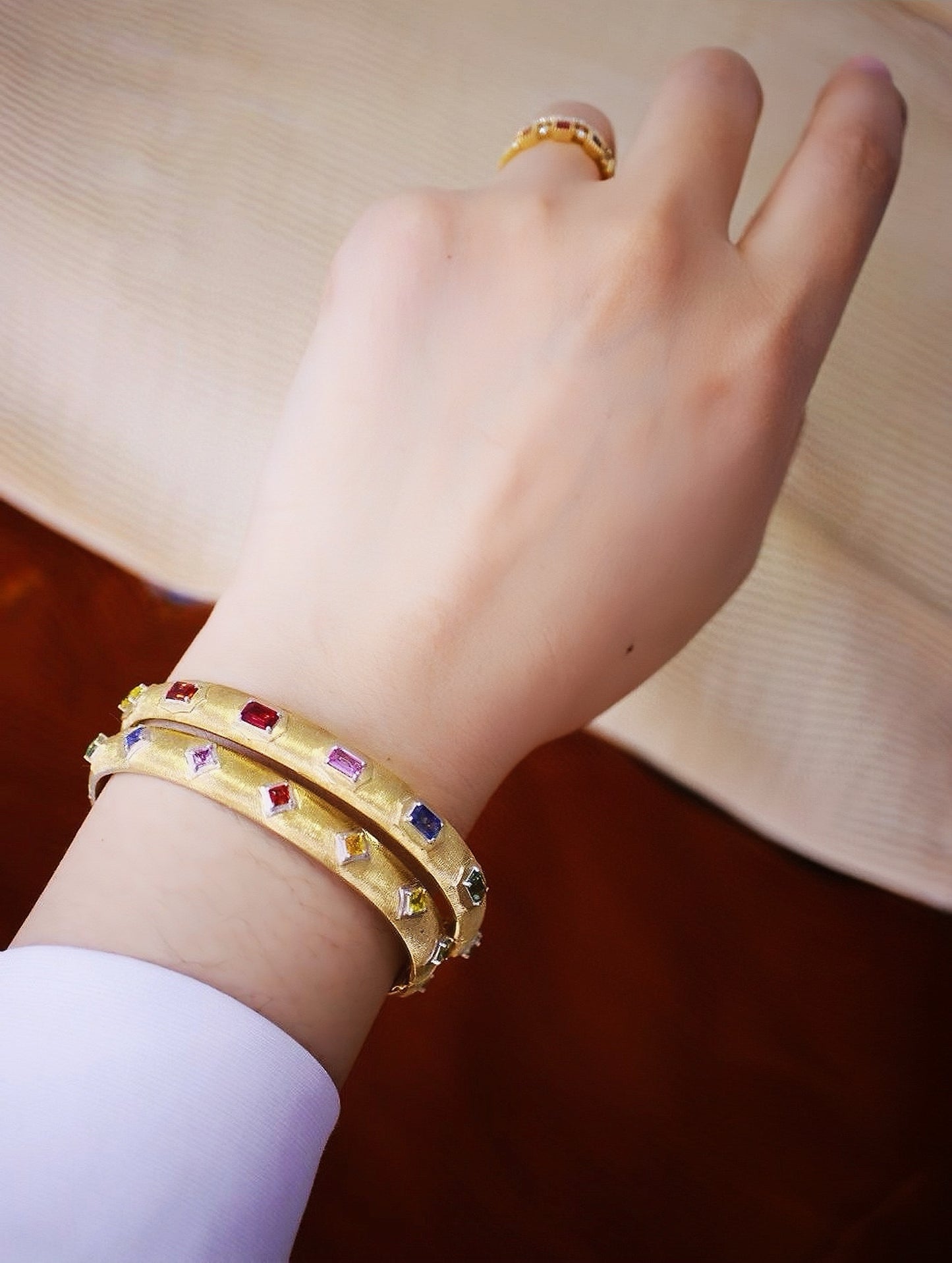 Vintage 18k Gold Diamond Bracelet (Item No. VT121)