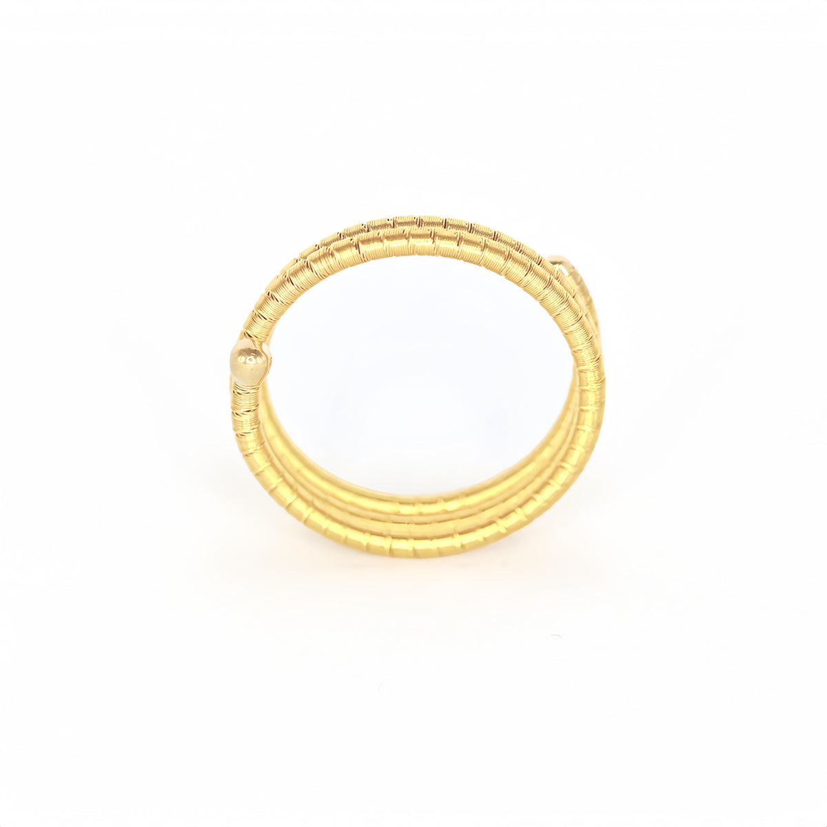 Tripple Twisted 18k Gold Ring (Item No. SX101CR)