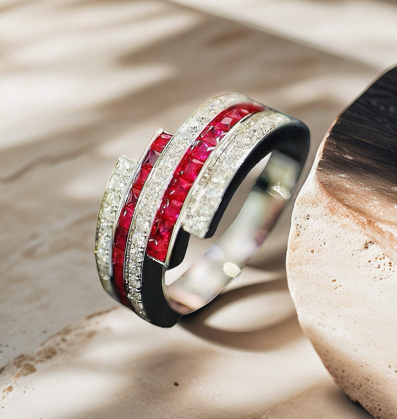 Vintage 18k Gold Diamond Ring (Item No. VT032)