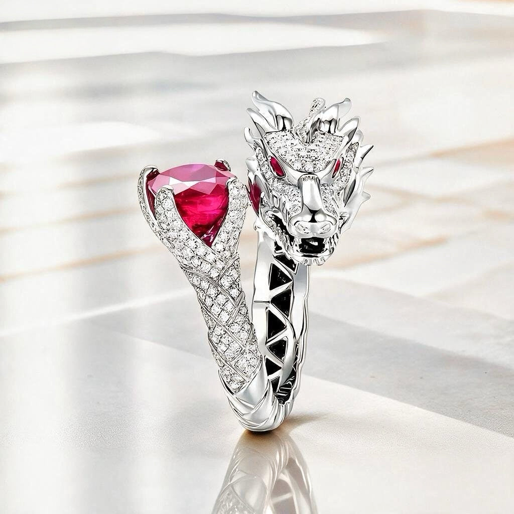 Dragon 18K Gold Ring (Item No.SC012)